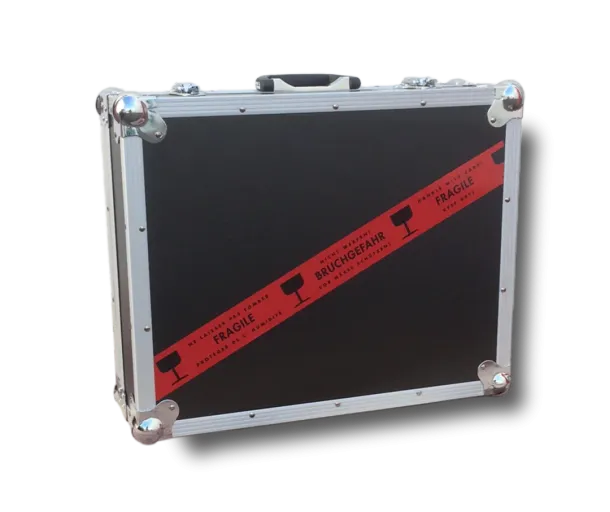 Case to protect and transport ROX product